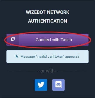 connect with twitch