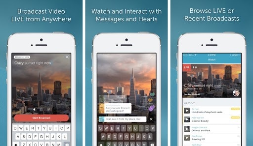 live streaming app for iphone