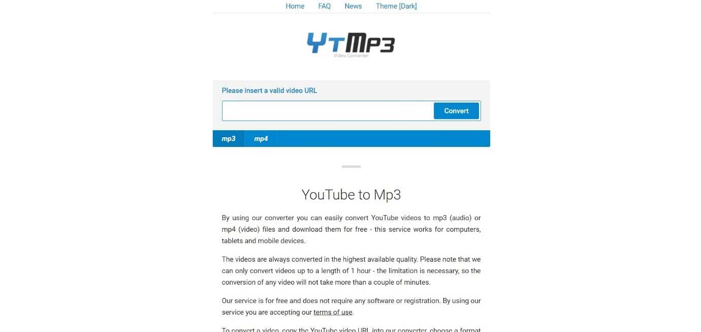 ytmp3 Youtube Video Downloader auf MP3