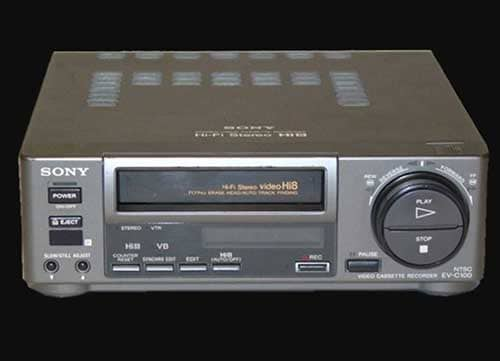 hi8 8mm tape player