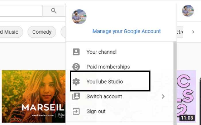 youtube video studio