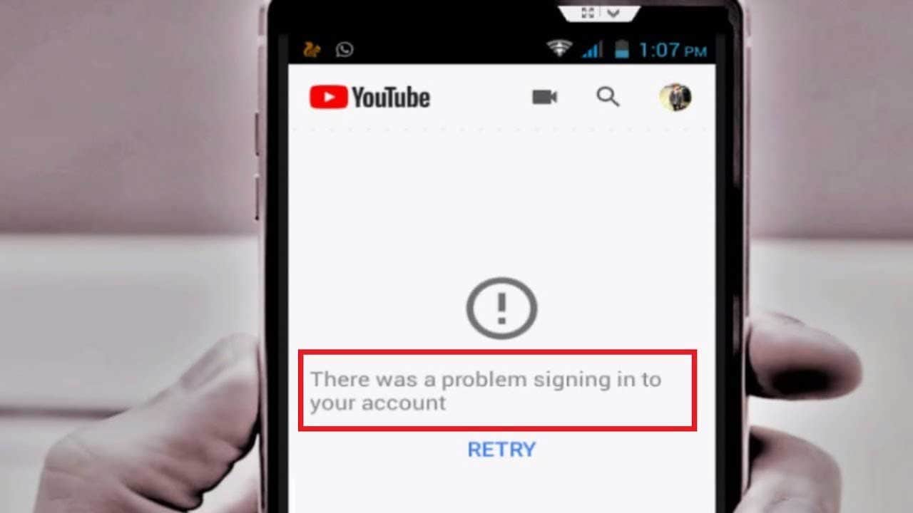 les vidéos youtube ne se lisent pas sur le téléphone