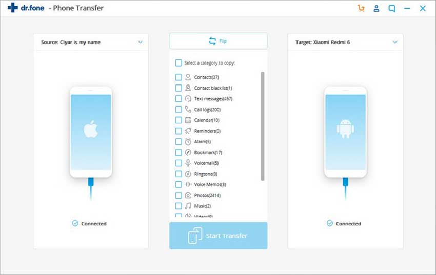 samsung transfer contacts