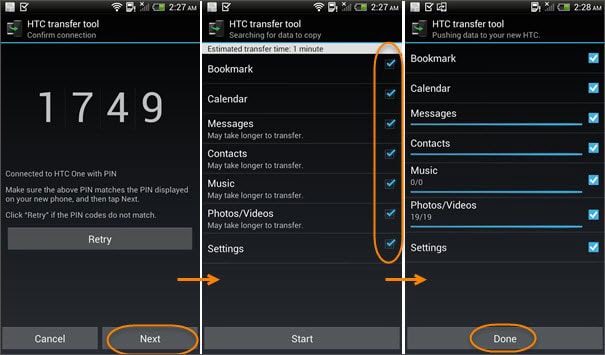 android data transfer tool HTC Transfer Tool