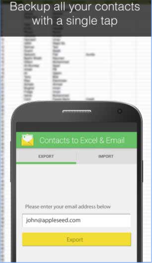 how can i export contacts to excel