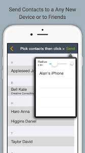 app to transfer contacts from iphone to android