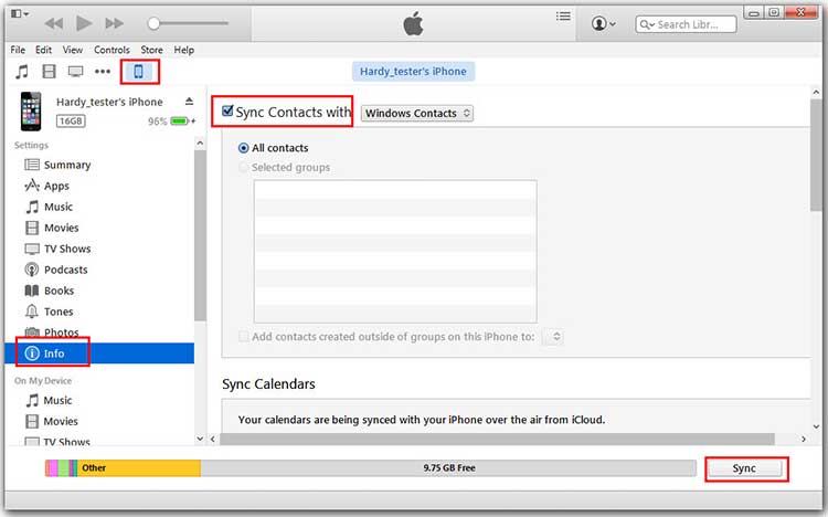 How To Transfer Contacts With Without Itunes