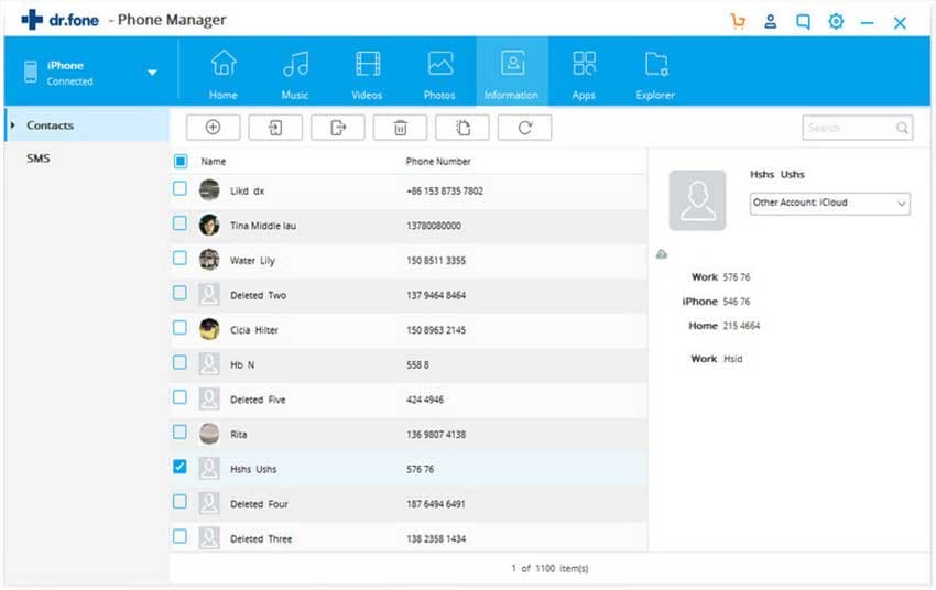 how to export contacts from outlook to iphone