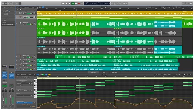 logiciel de mixage de musique logic pro x