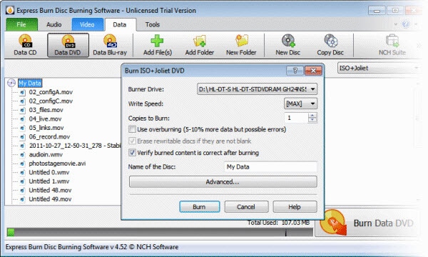 hdd wipe dvd creator software