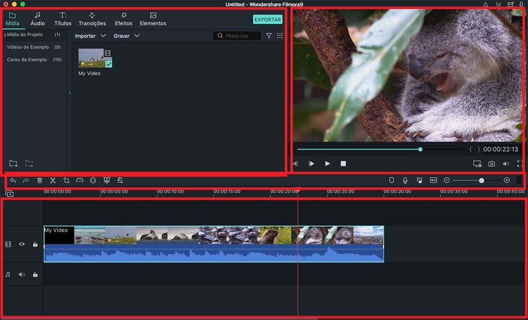 como adicionar texto ao imovie