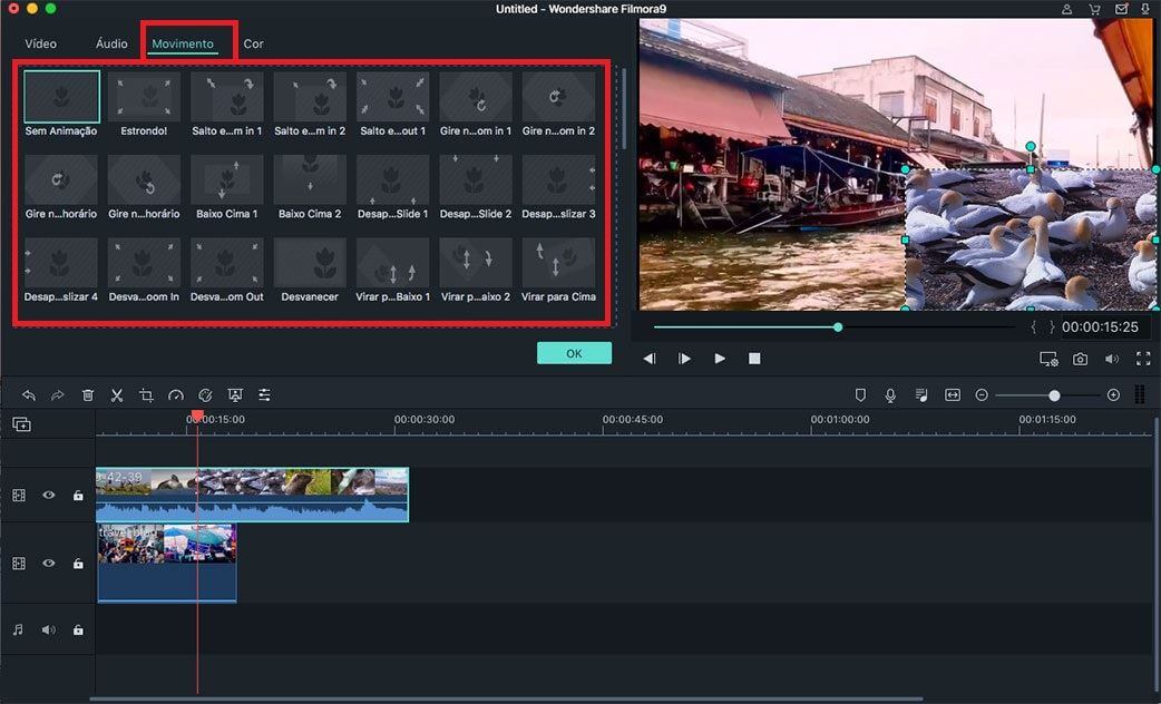 Filmora Video Editor per modificare i video MOV