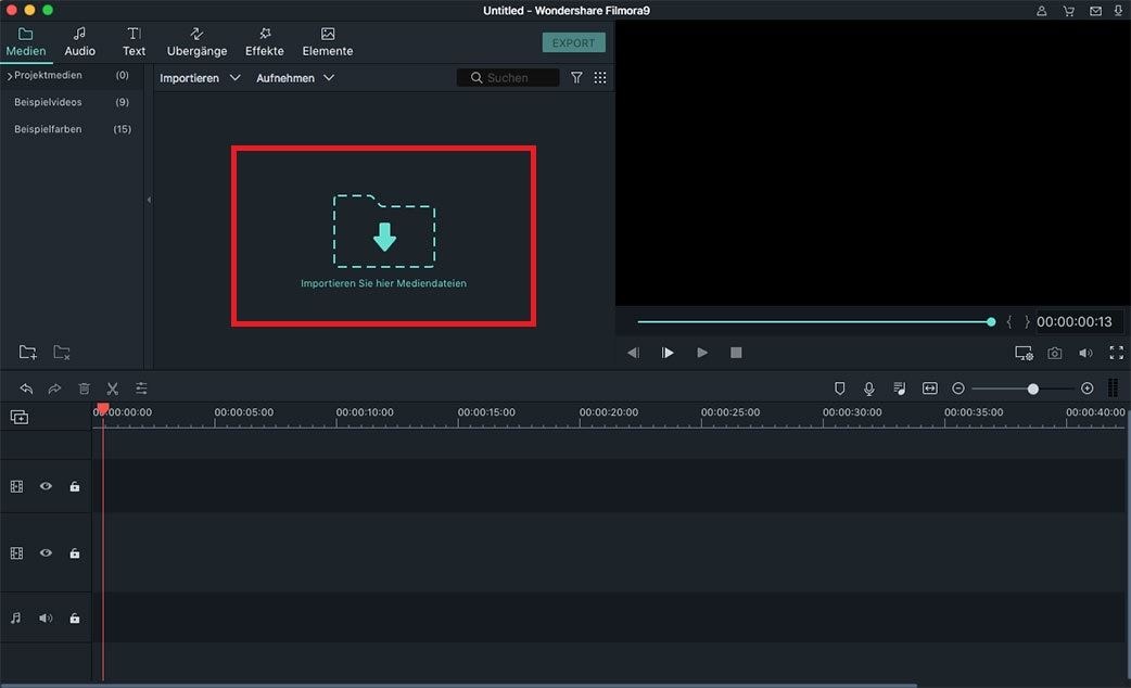 videos in audio editor für mac laden