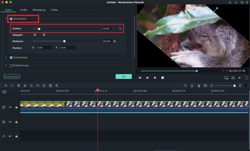 projekte in imovie alternative speichern