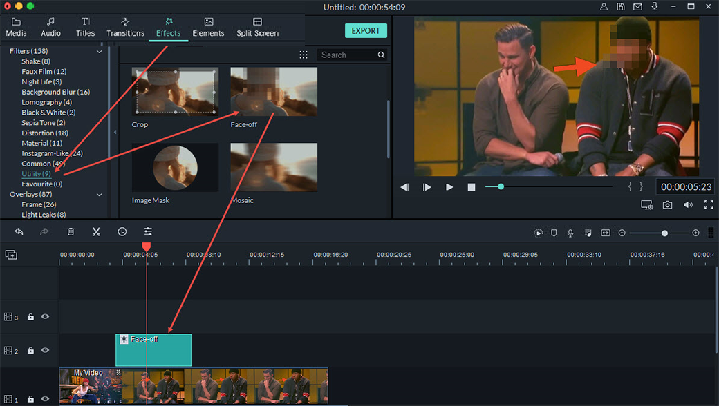 imovie 10.1.2 blur