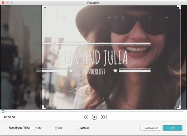 recadrer la vidéo dans mac