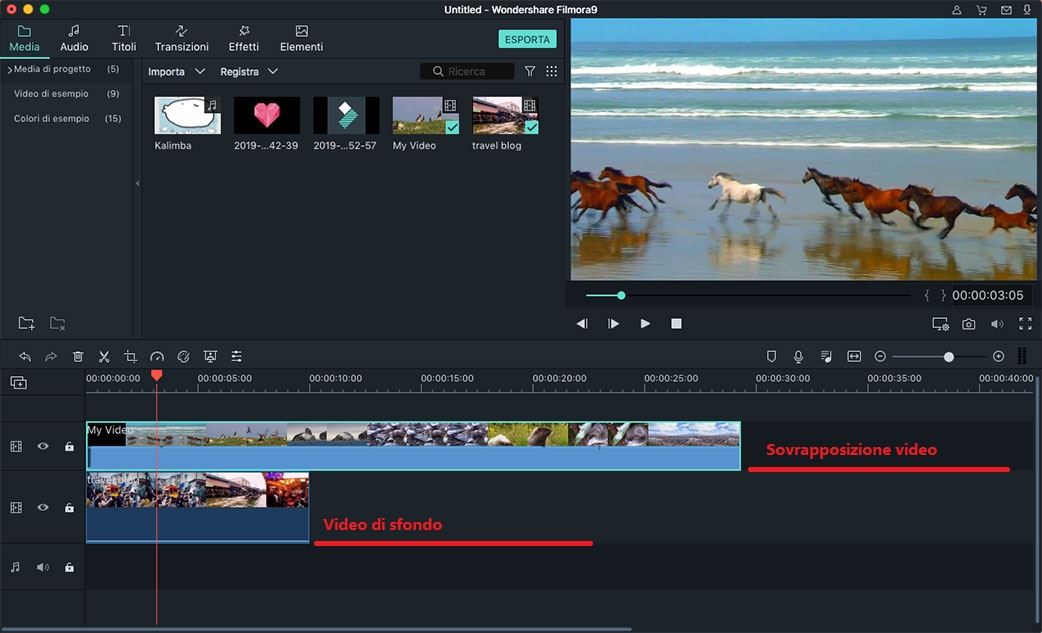  come correggere il colore con l’alternativa a imovie 