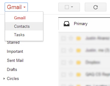 how to transfer contacts from gmail to iphone