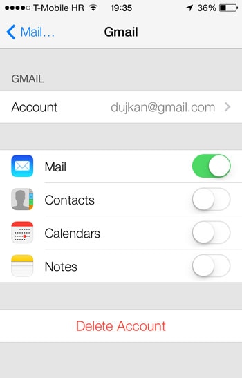 how to transfer contacts from gmail to iphone