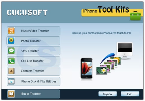 iPhone Backup Software, Cucusoft