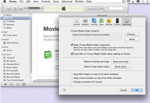 transfer itunes to new computer