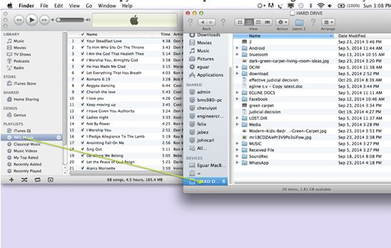 transfer itunes to new computer