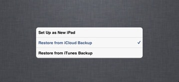 can you backup iphone to ipad