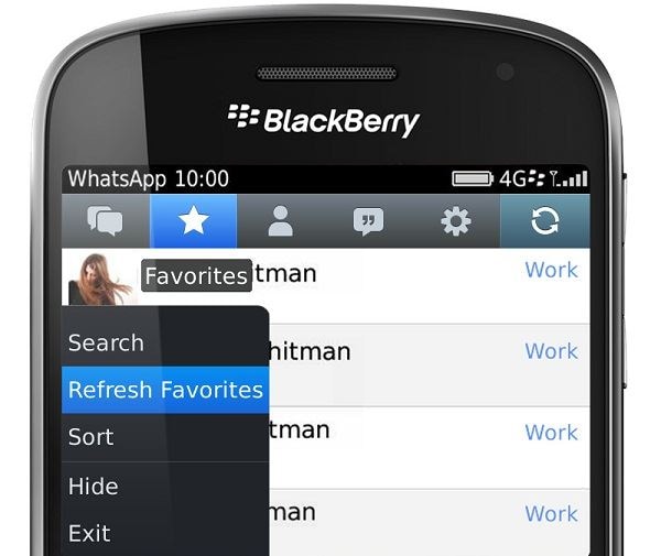 whatsapp blackberry bold 9700