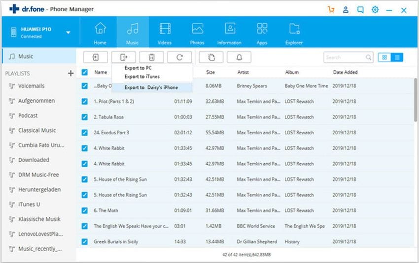 transfer music from iphone to mac