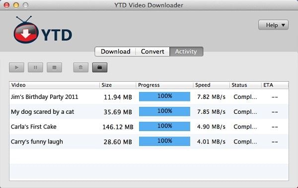 YTD Video Downloader pour Mac