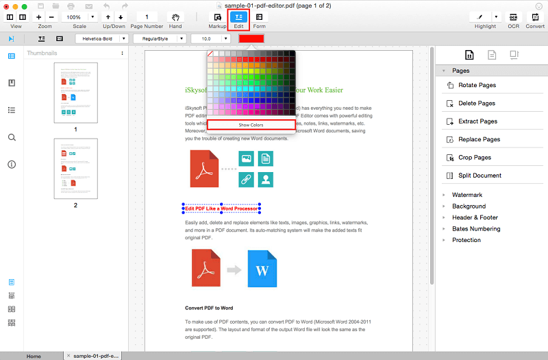 Modify, Add Text And Images To A Pdf For Free Mac