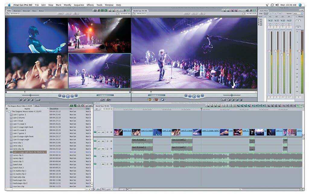 Final Cut Pro 4K video editing