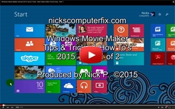 windows movie maker tutorial