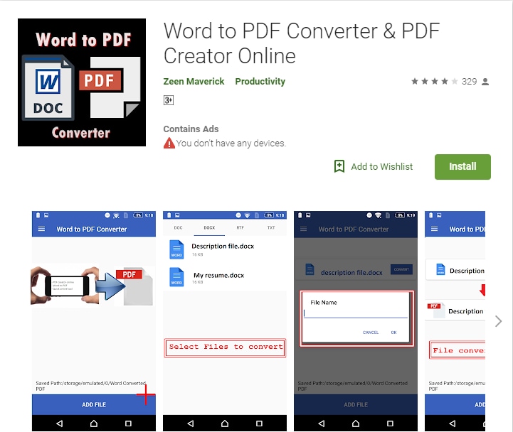 convert picture to text app android