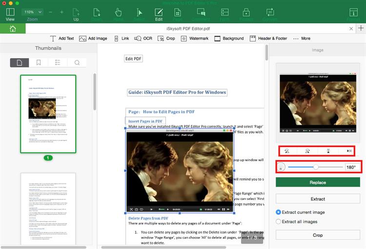 edit pdf images