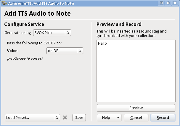 svox pico pdf audio reader per pc