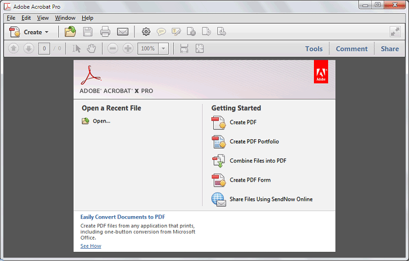 Adobe Acrobat pdf2excel converter