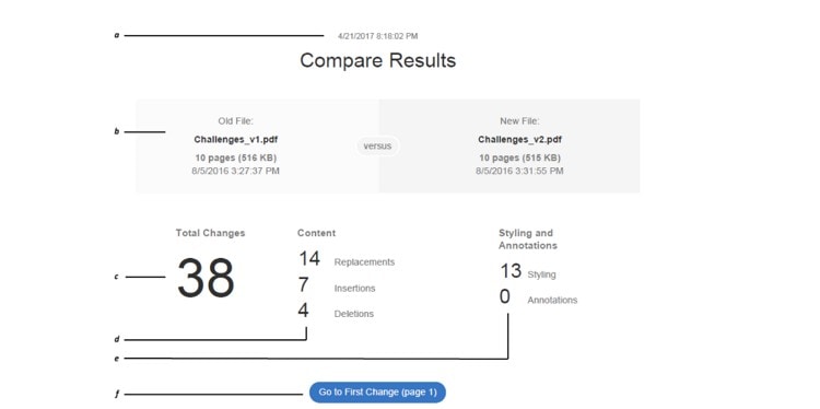 Adobe compare documents