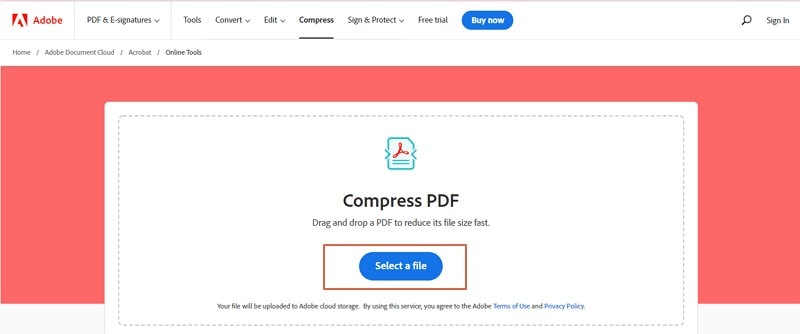 compress pdf size online