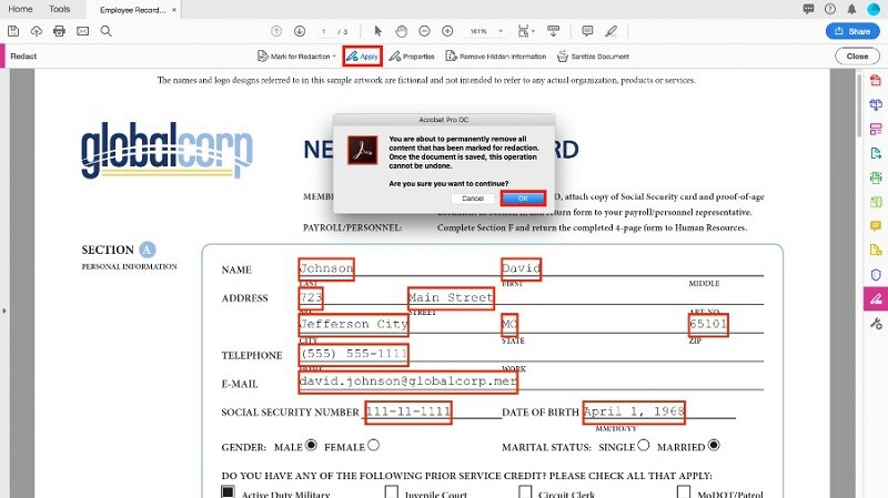 redact pdf in adobe