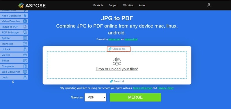 combine jpg to pdf online