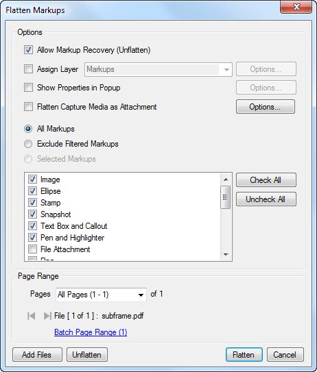 How to flatten a PDF