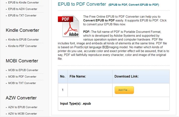 download epub converter to pdf