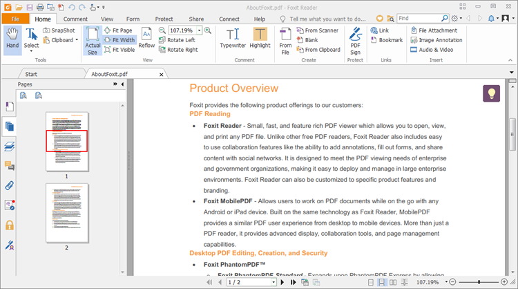 pdf reader for pc