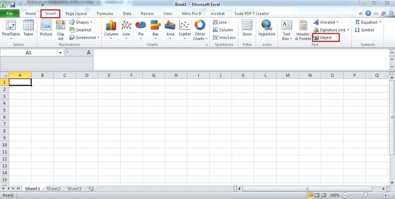 open pdf in excel