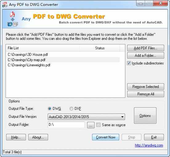pdf to autocad converter