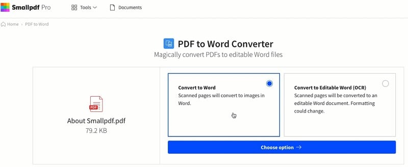 online pdf to word converter ocr