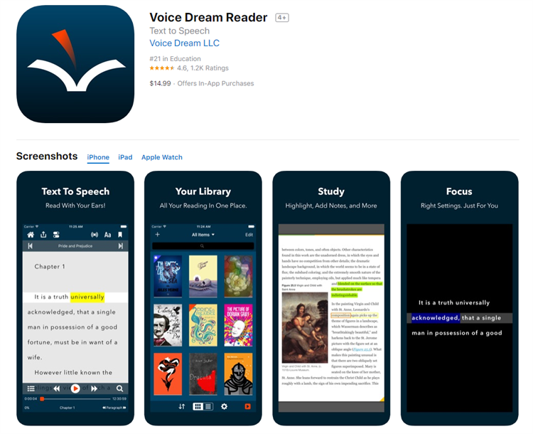 what is the natural reader online app