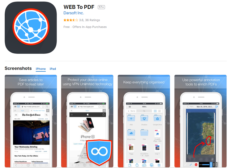 web to pdf