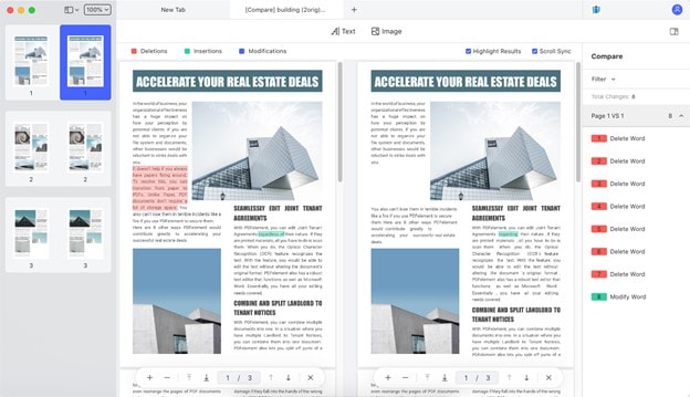 compare two pdf files Mac